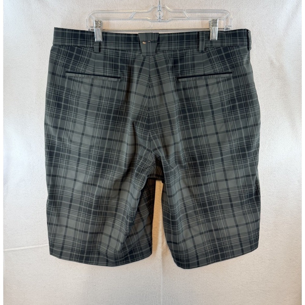 Nike Golf Tour Performance Men's Shorts Size 36 Black Plaid 509182-010 - Picture 2 of 8